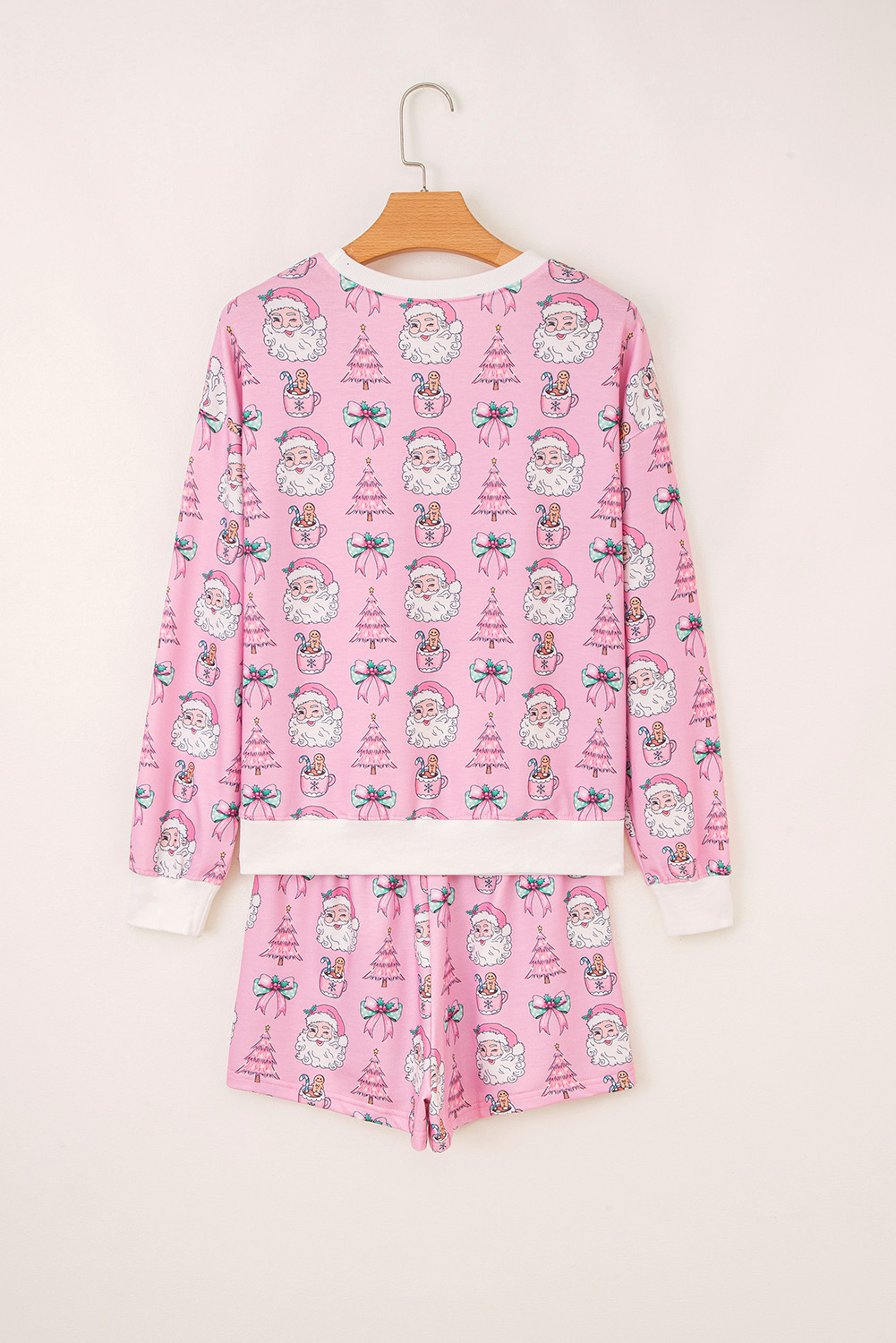 Fiery Red Christmas Theme Double Zip PU Leather Crossbody Bag