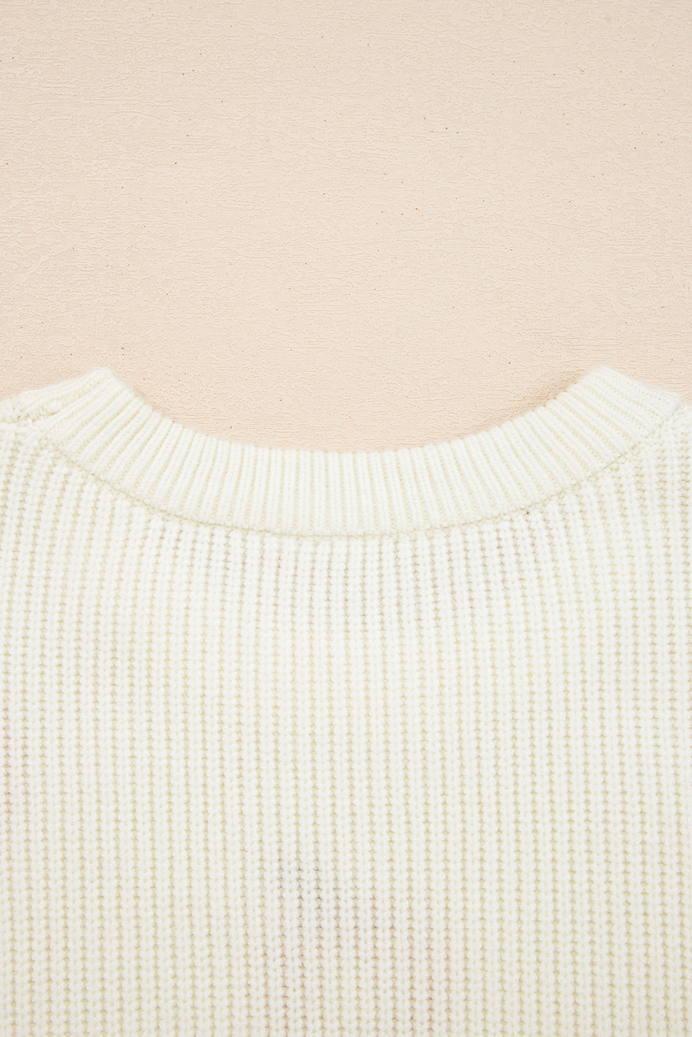 Light Pink Christmas Tree Print Open Front Drop Shoulder Midi Cardigan