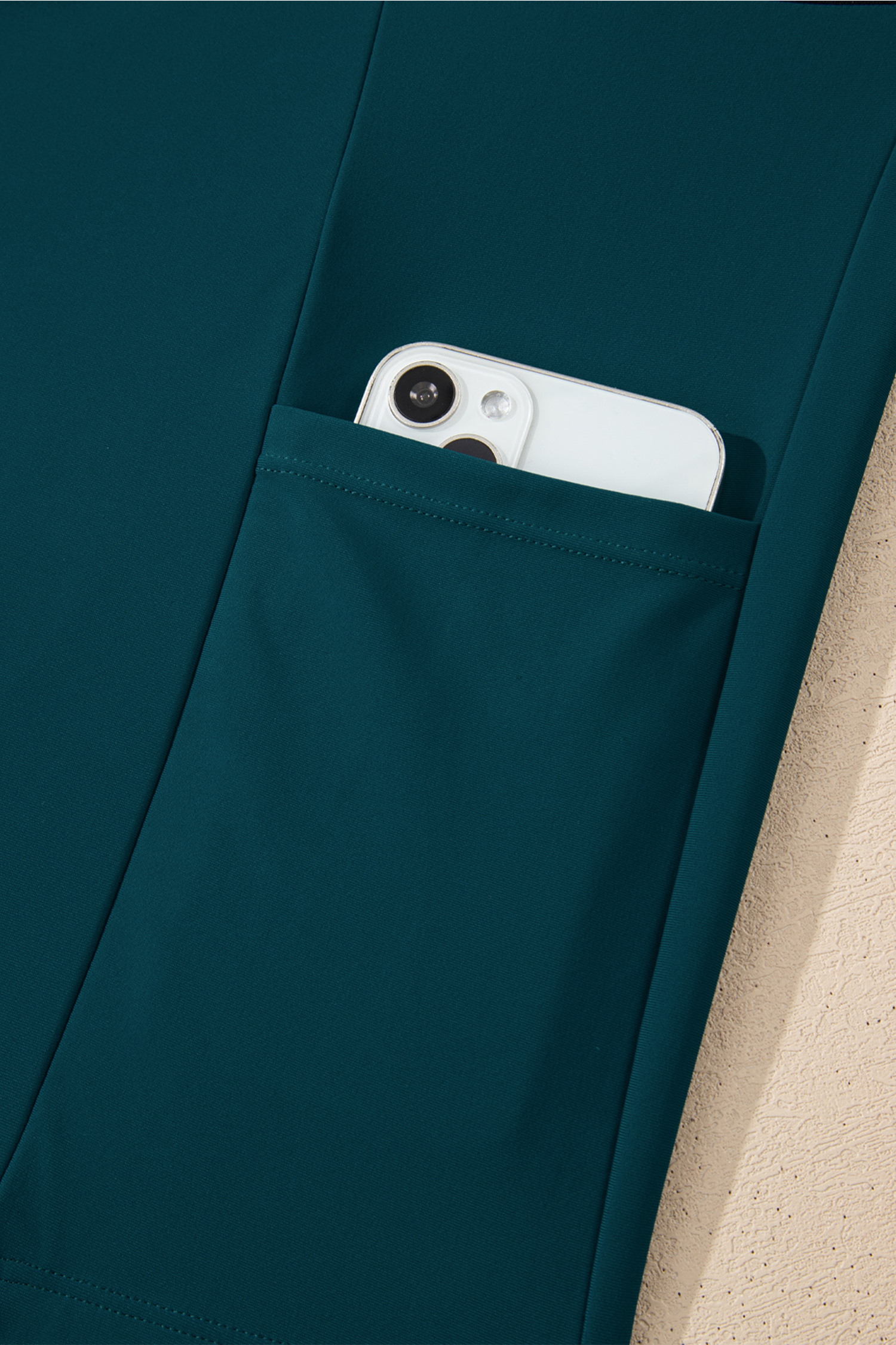 Bright Pink Contrast Edge Ruffled High Waist One Piece Swim Dress