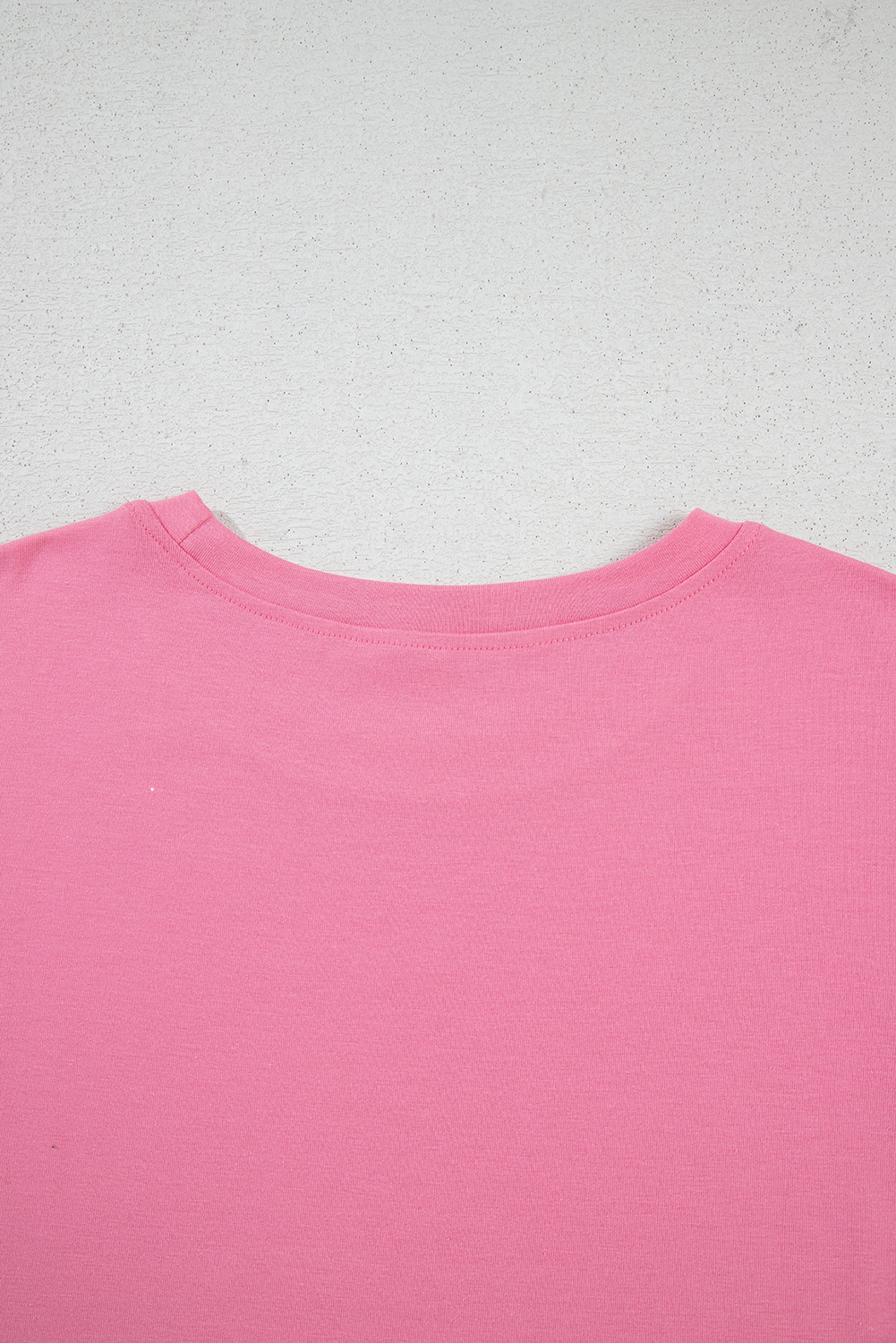 Bonbon Braided Cap Sleeve Crew Neck T Shirt