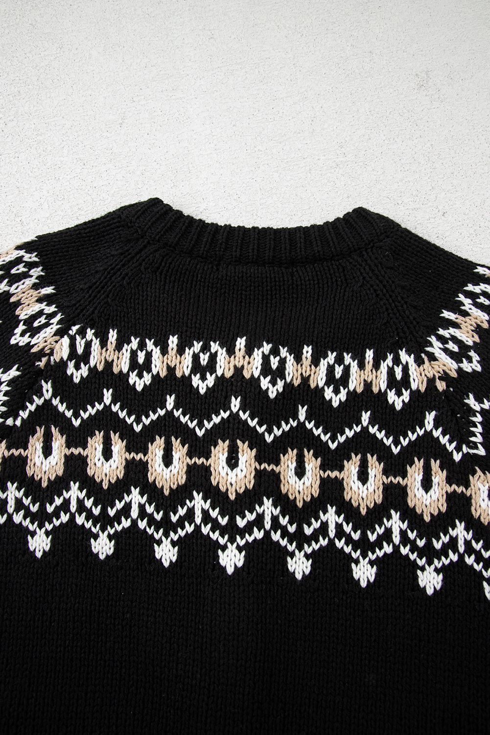 Moss Green Western Fashion Abstract Printed Cardigan Sweater