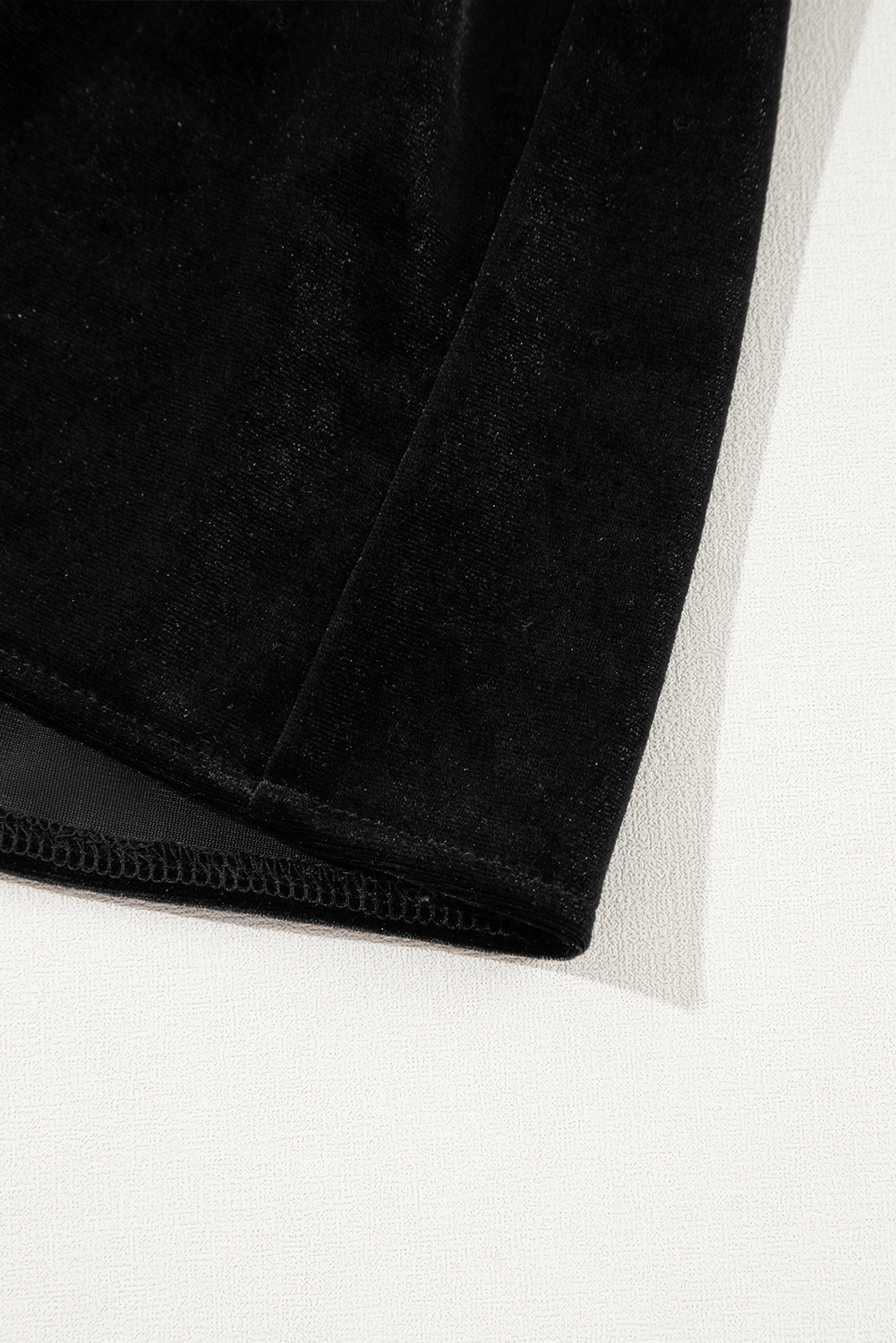 Dearlove Racing Red Velvet Buttoned Puff Sleeve V Neck Split Midi Dress