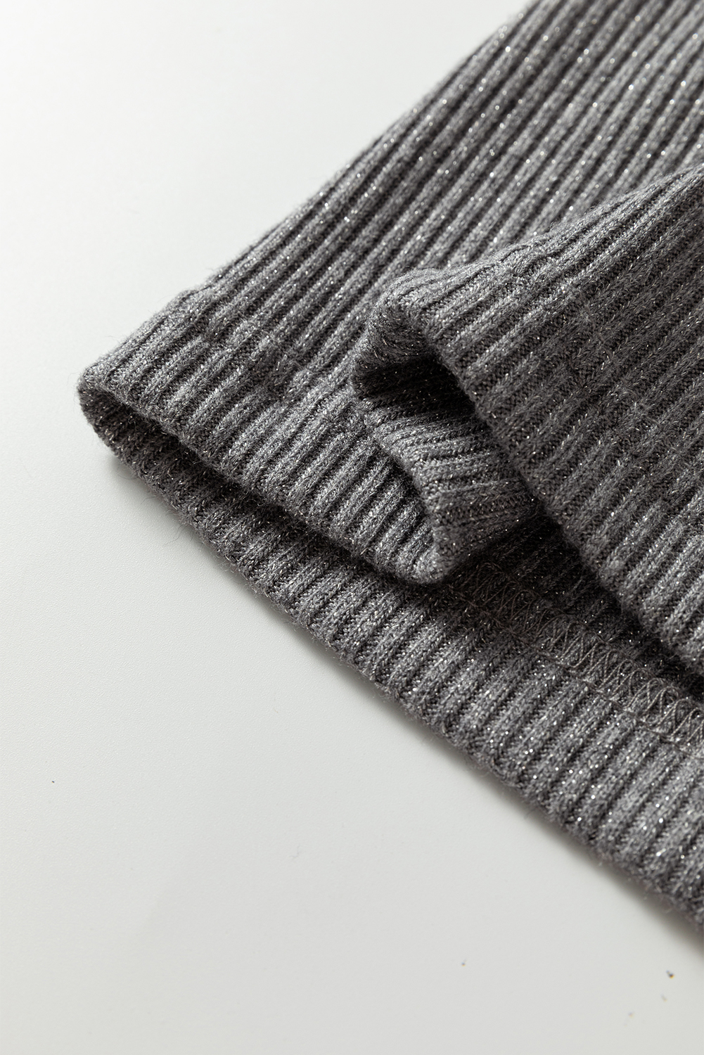 Sleet Ribbed Knit Button Down Slim Cardigan