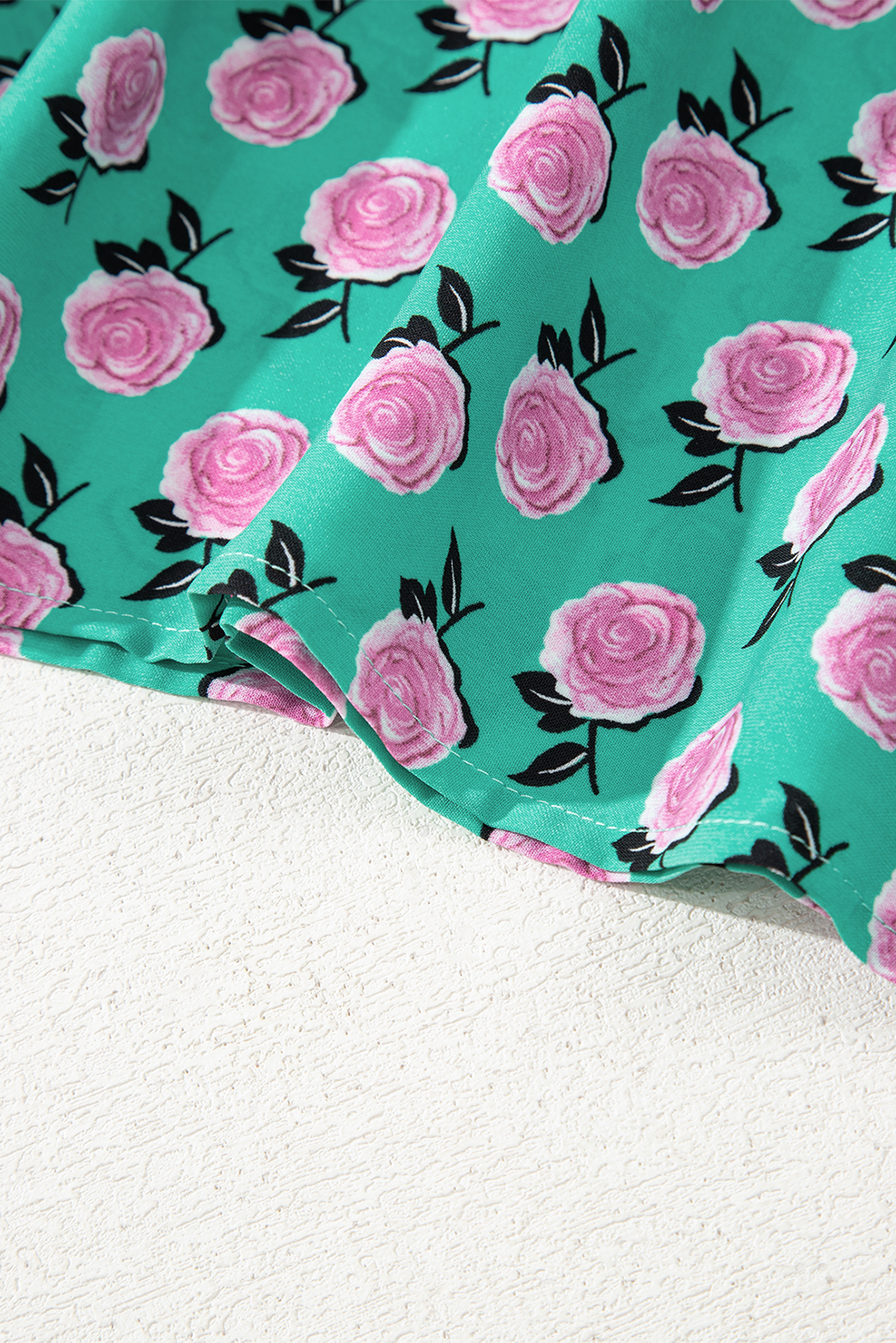 Sky Blue Boho Printed Half Sleeve Maxi Dress