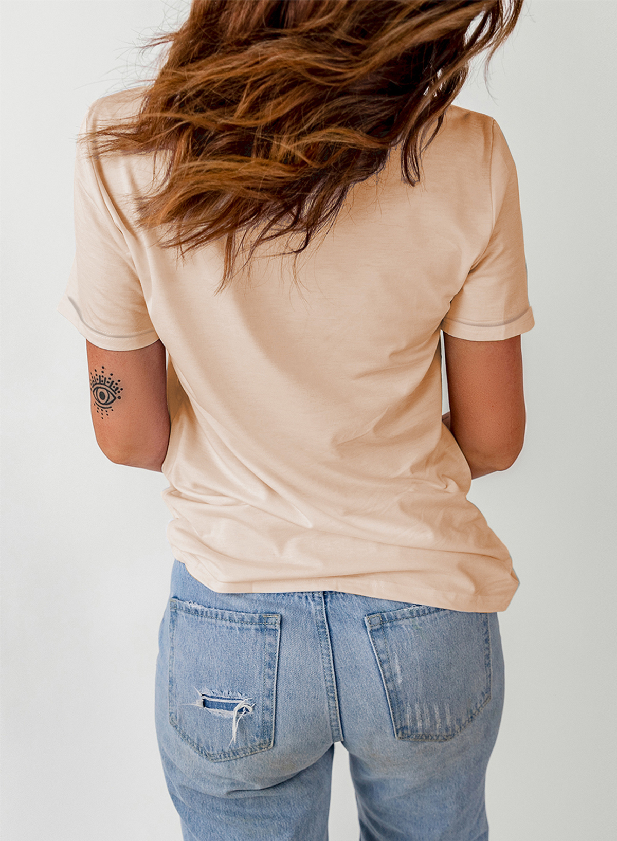 White Just A Girl Who Loves Fall Graphic T Shirt