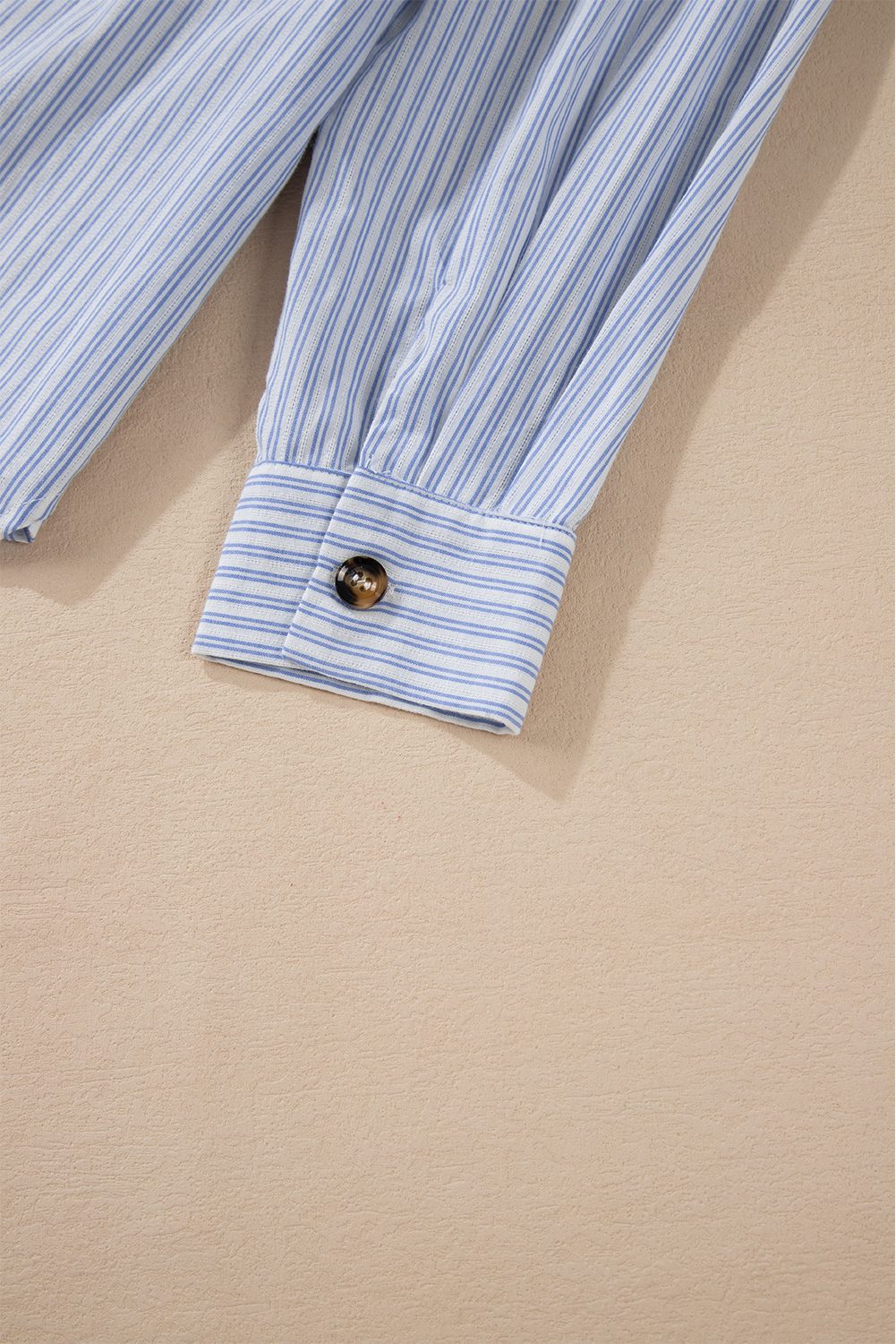Sky Blue Stripe Striped Buttoned up Long Sleeve Shirt