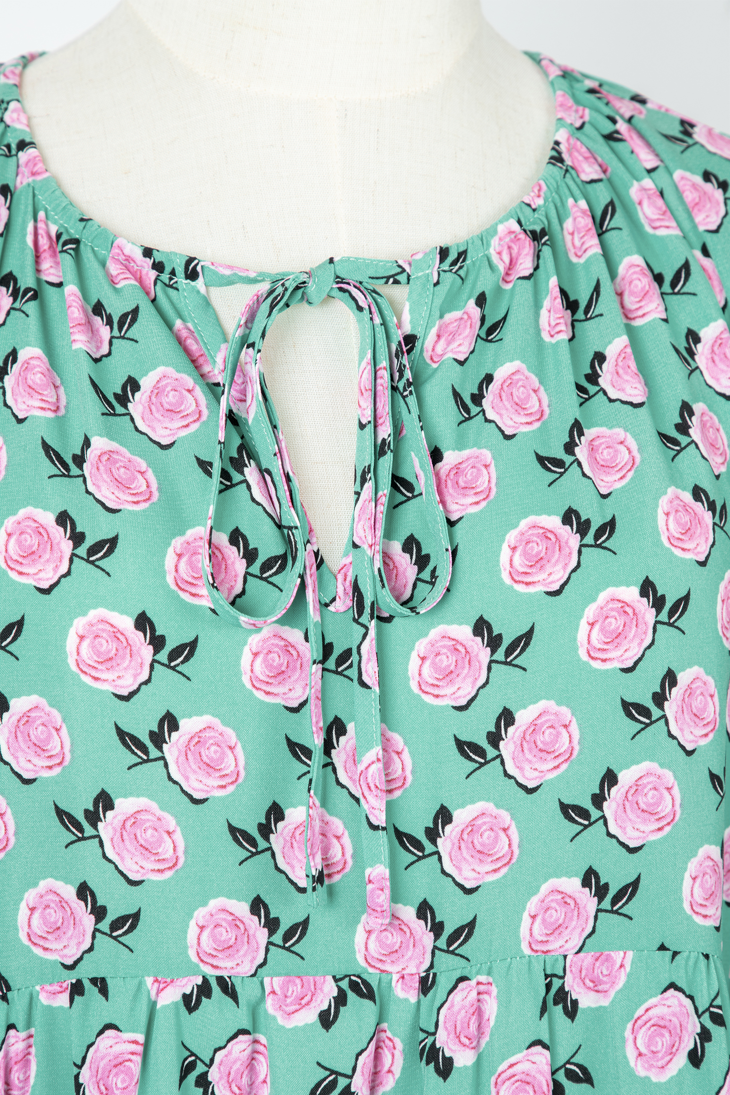 Sky Blue Boho Printed Half Sleeve Maxi Dress