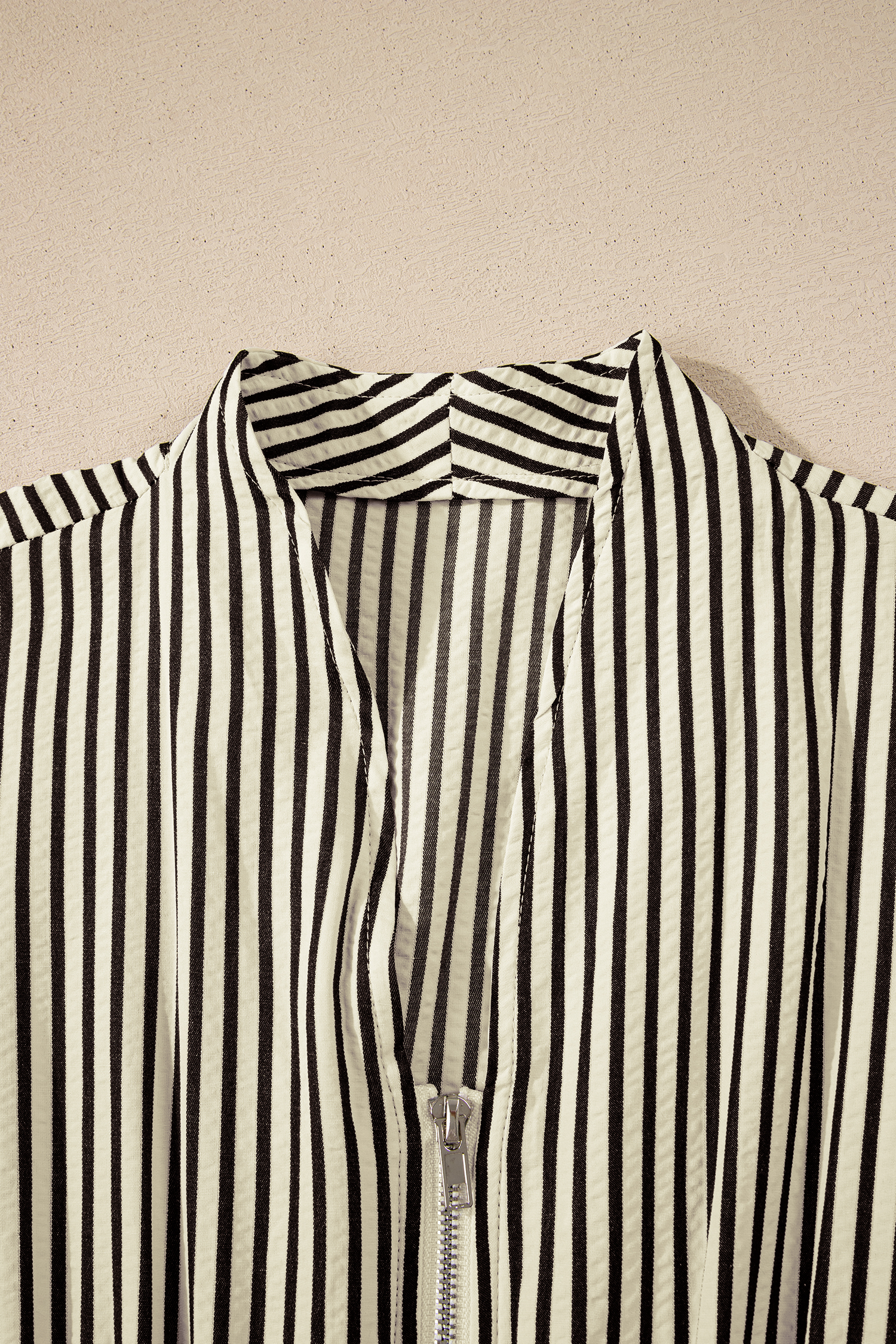 Coffee Plaid Print Full Zipper Cinched Waist Fit Flare Sleeveless Maxi Dress