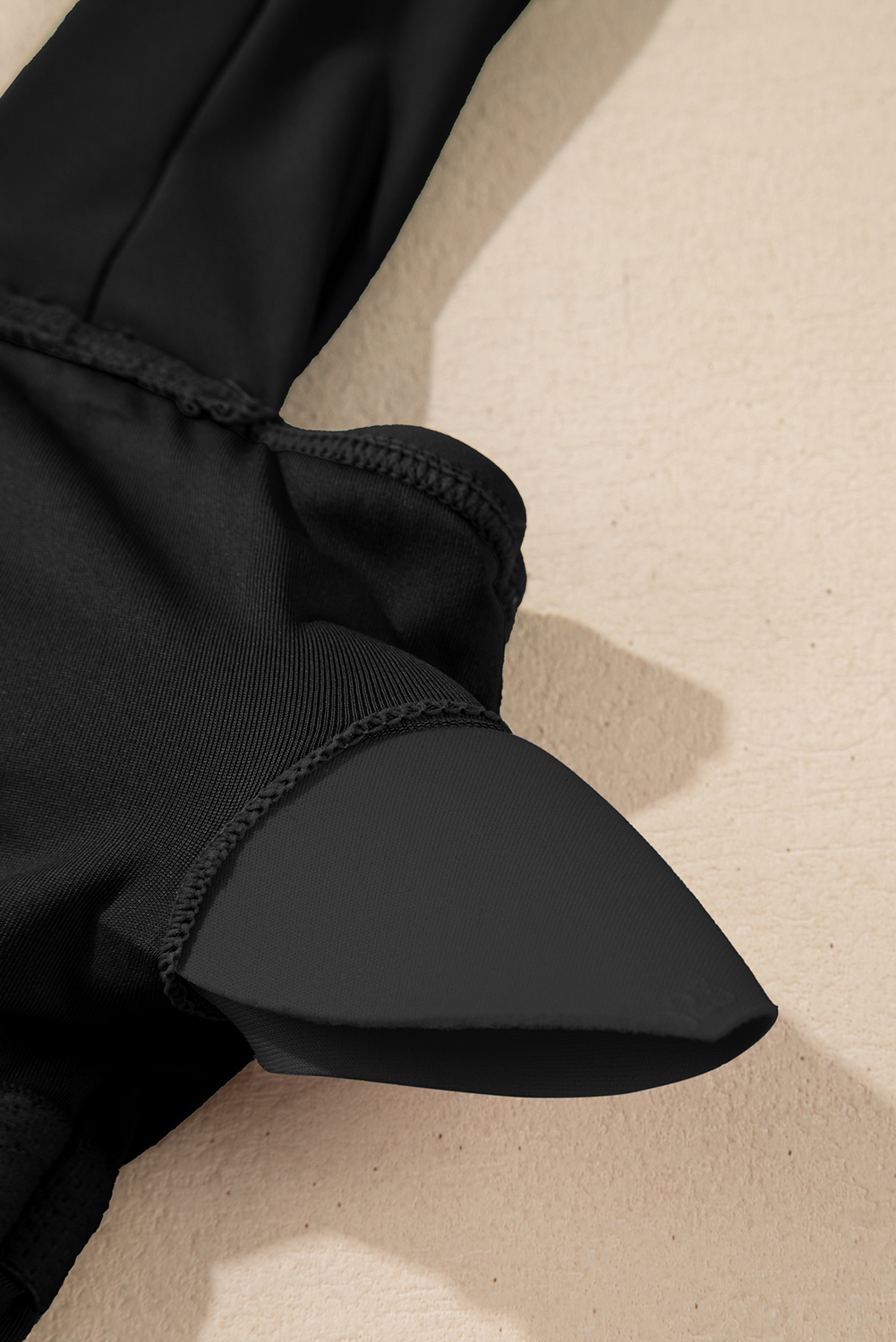 Black Square Neck Ruched Tommy Control One Piece Swimsuit