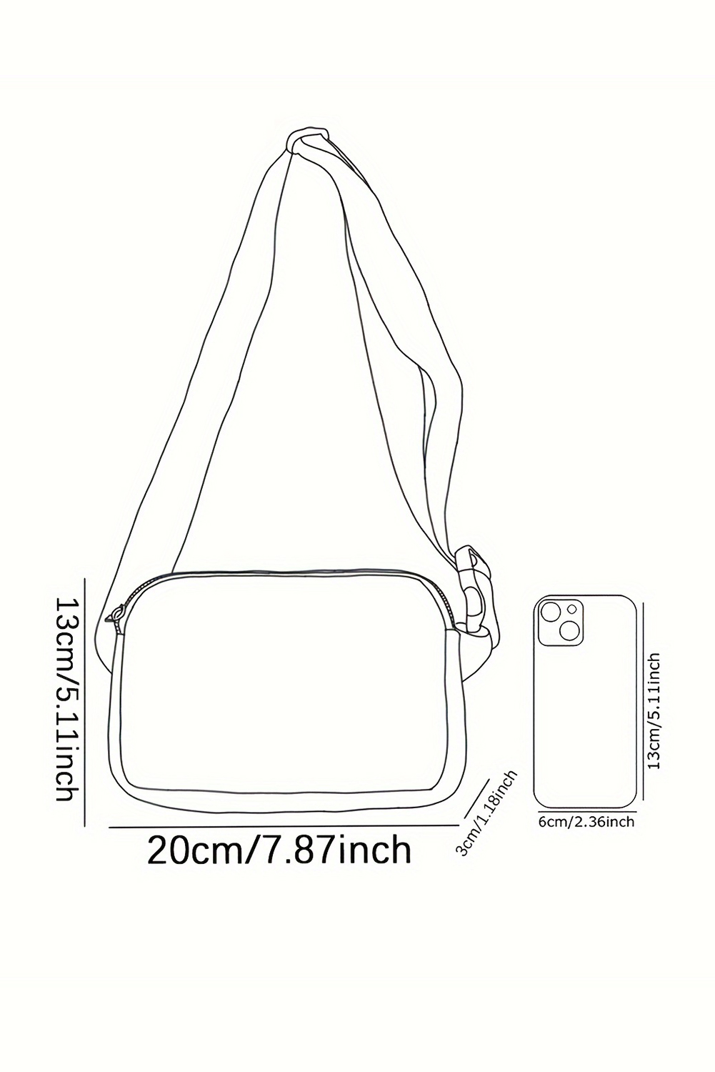 Black Grunge Skulls Mini Chest Bag Crossbody Bag