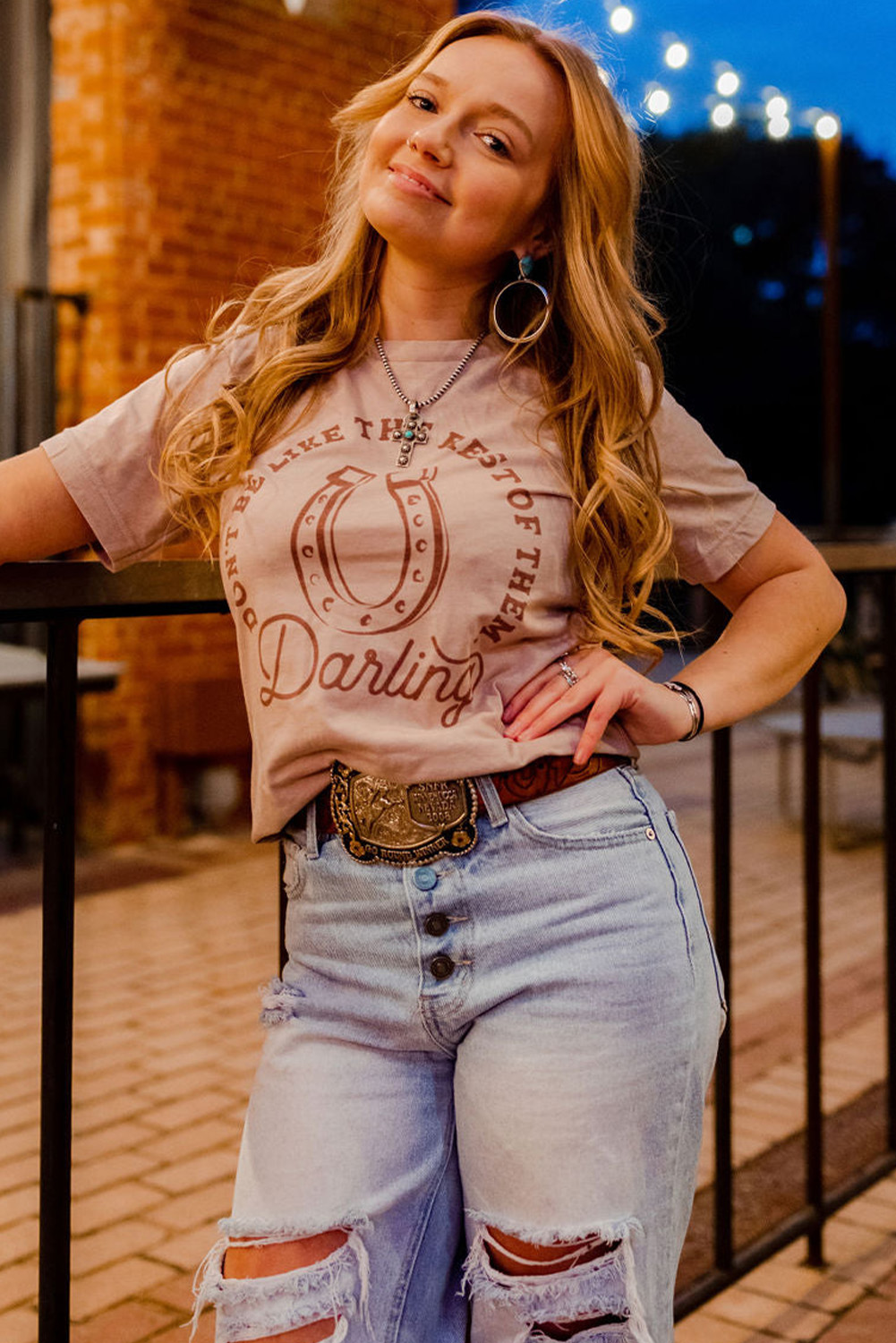 Khaki DO NOT BE LIKE THE REST OF THEM Darling Graphic Tee