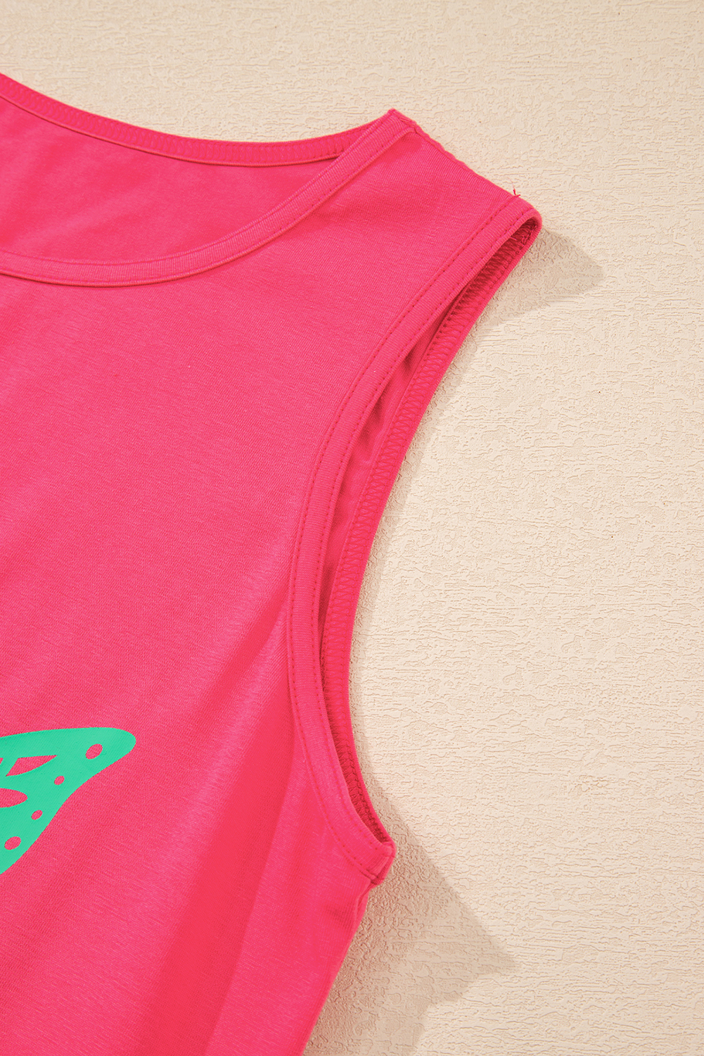 Blue Sun Graphic Casual Tank Top