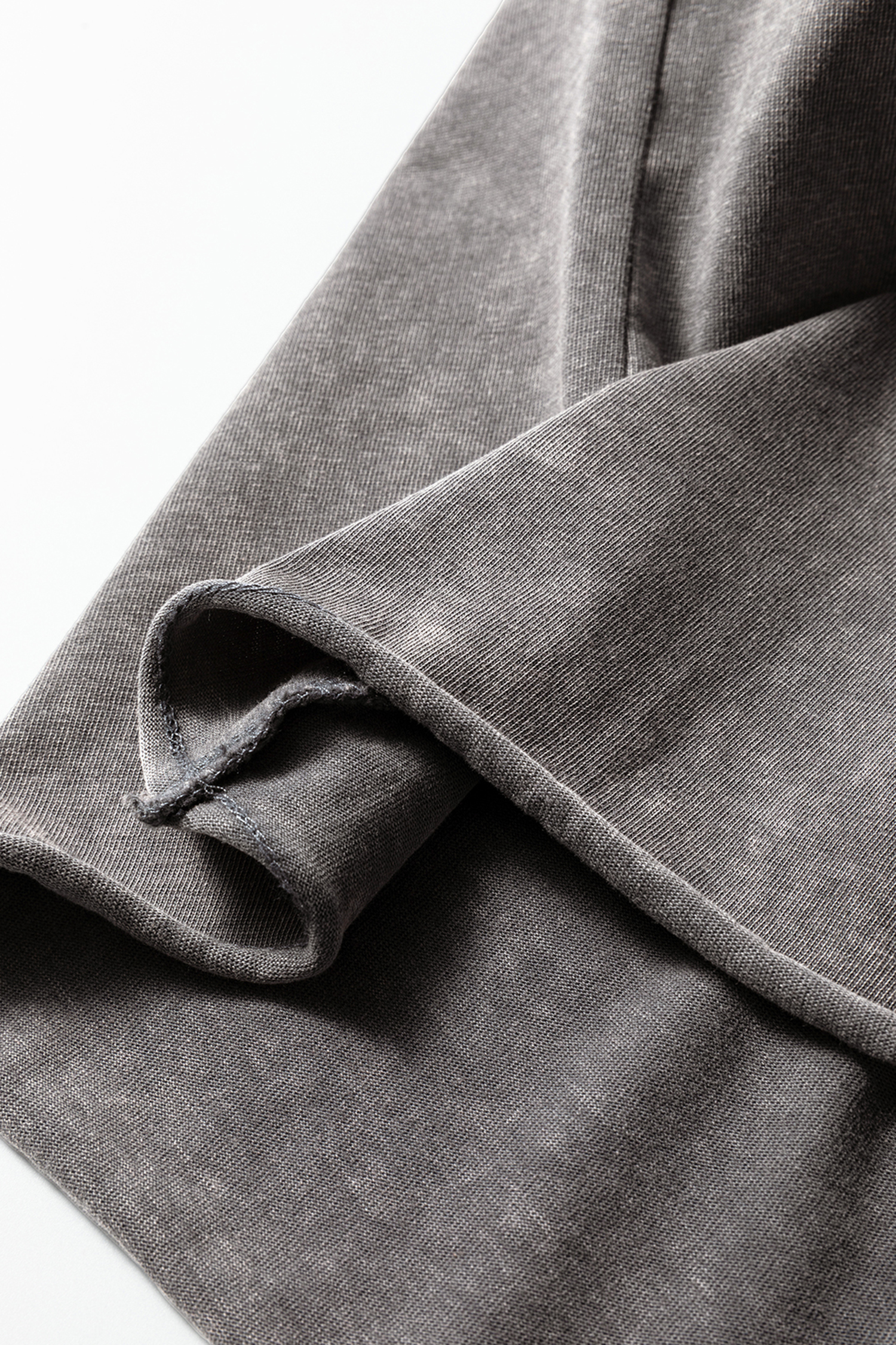 Medium Grey Mineral Wash Boxy Fit Cotton Tank Top