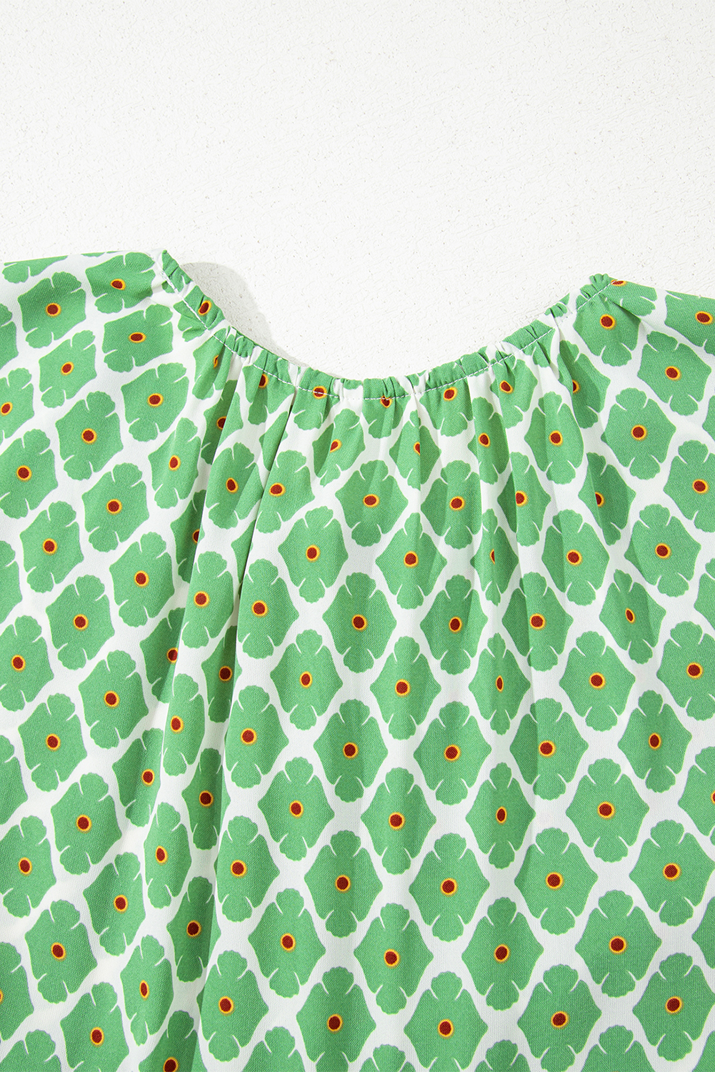 Sky Blue Boho Printed Half Sleeve Maxi Dress