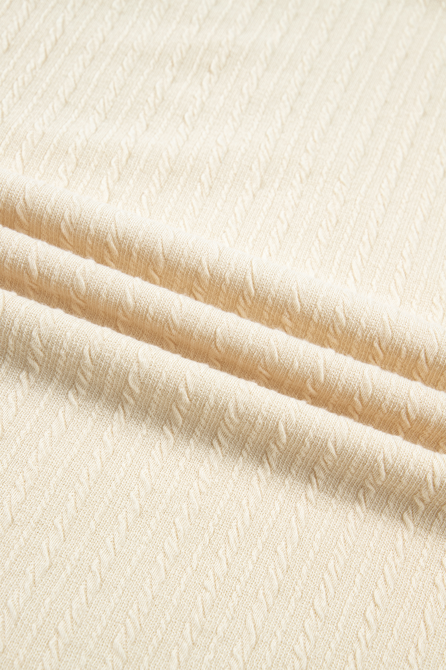 Jet Stream Half Buttons Ribbed Knit Wide Leg Jumpsuit