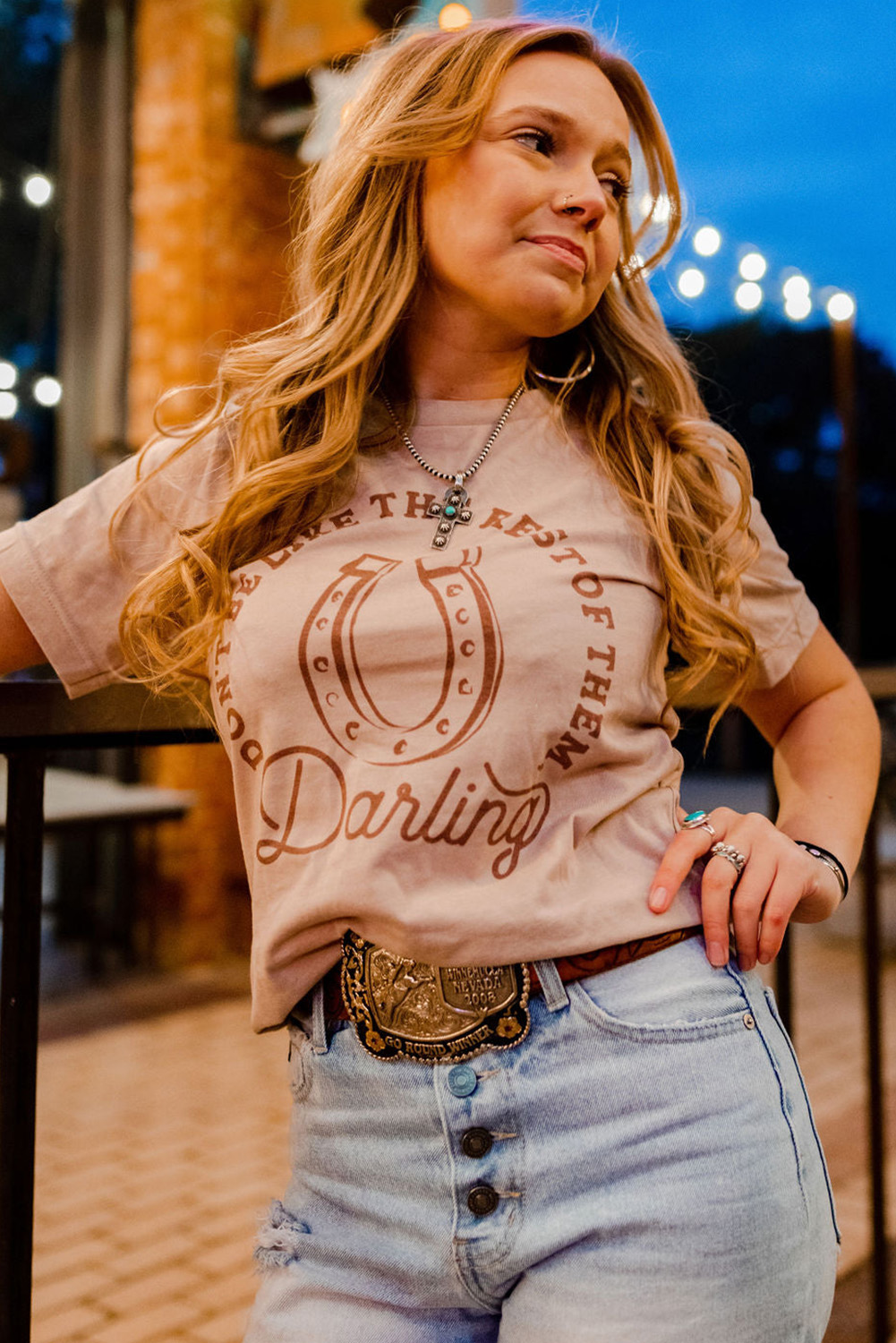 Khaki DO NOT BE LIKE THE REST OF THEM Darling Graphic Tee