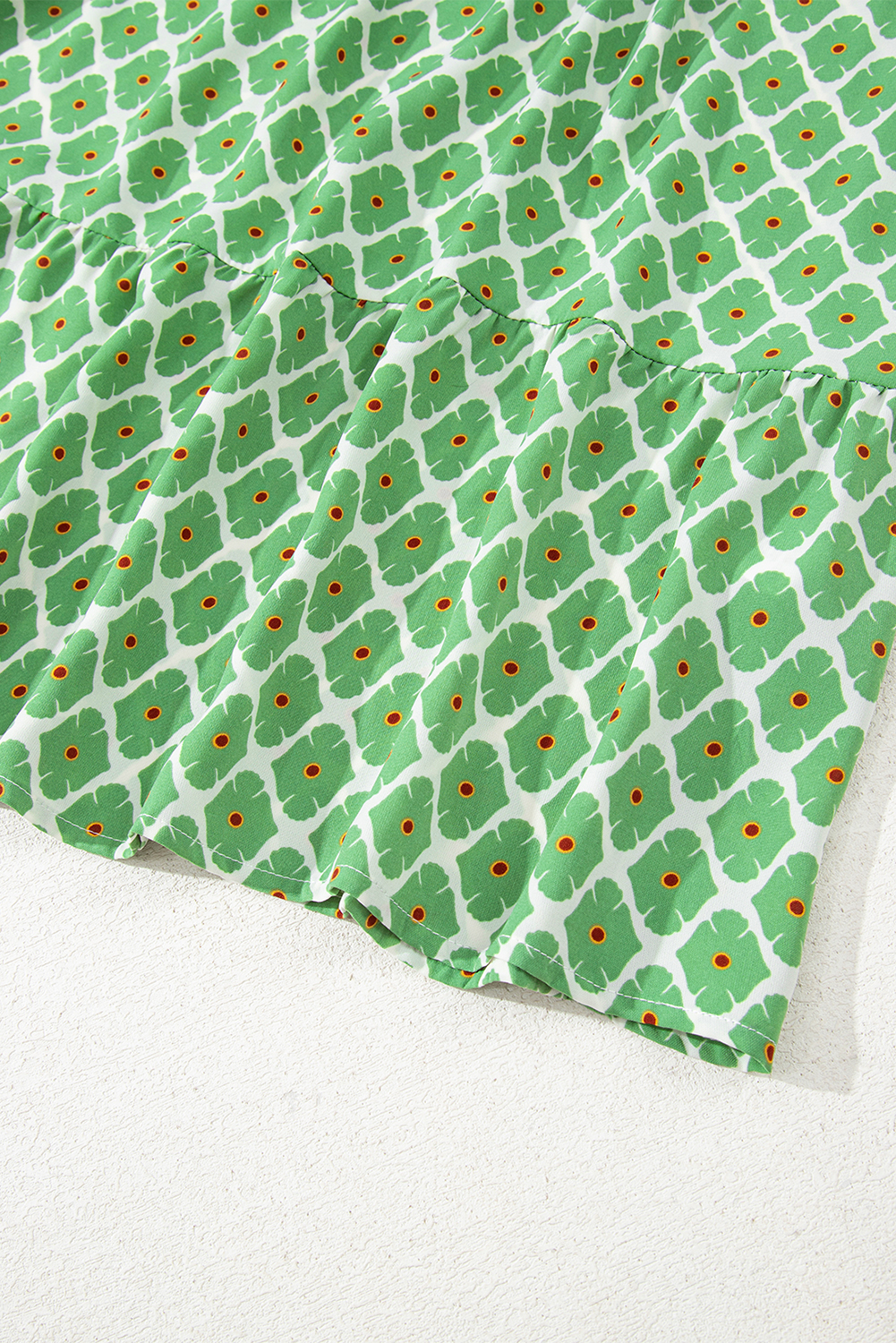 Sky Blue Boho Printed Half Sleeve Maxi Dress