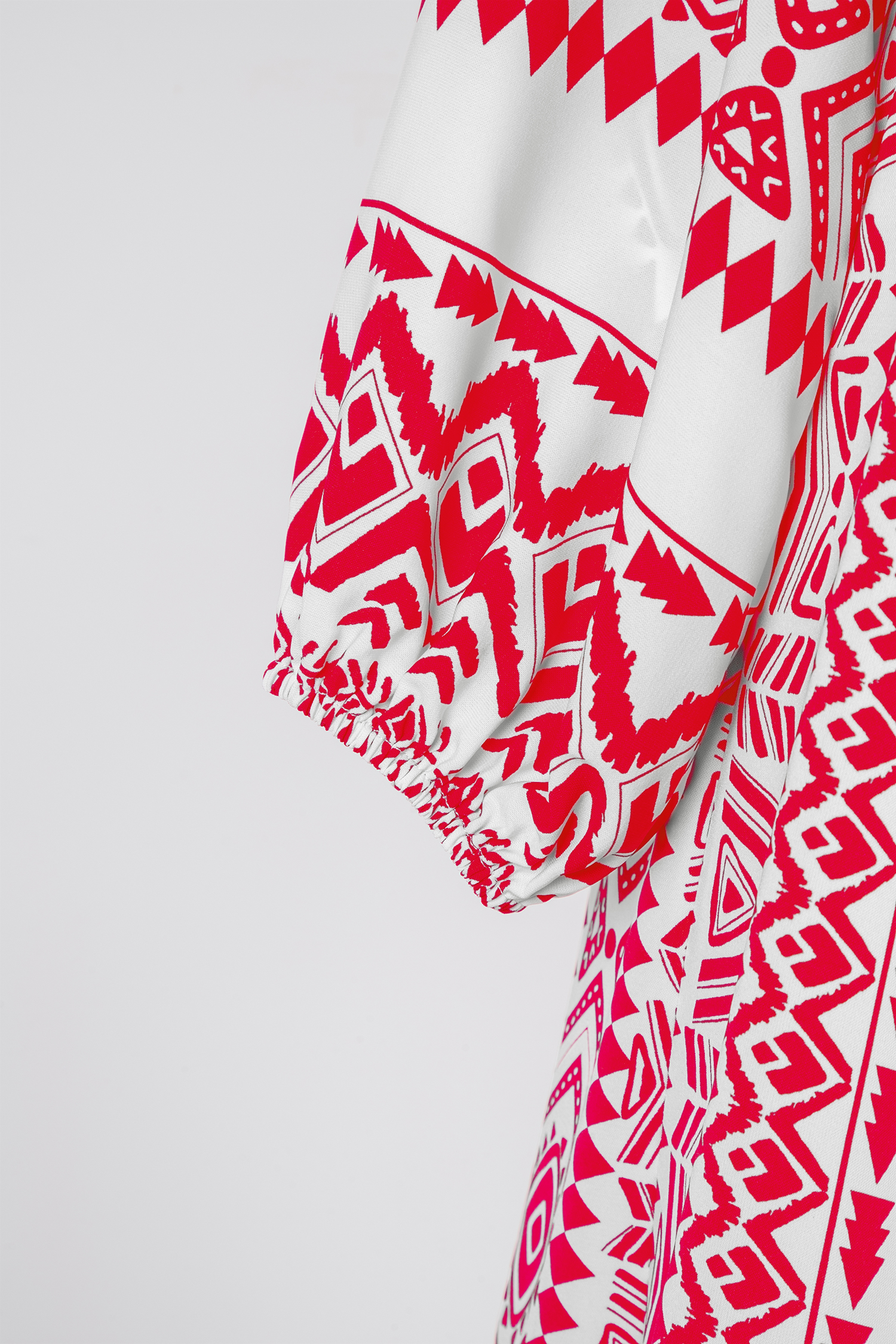 Sky Blue Boho Printed Half Sleeve Maxi Dress