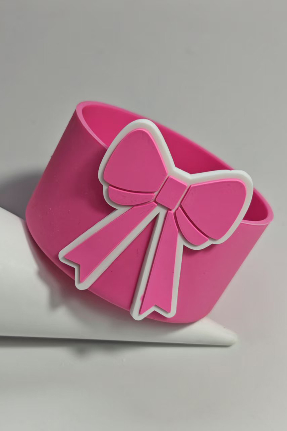 Bonbon 1pc Bow Knot Silicone Cup Sleeve