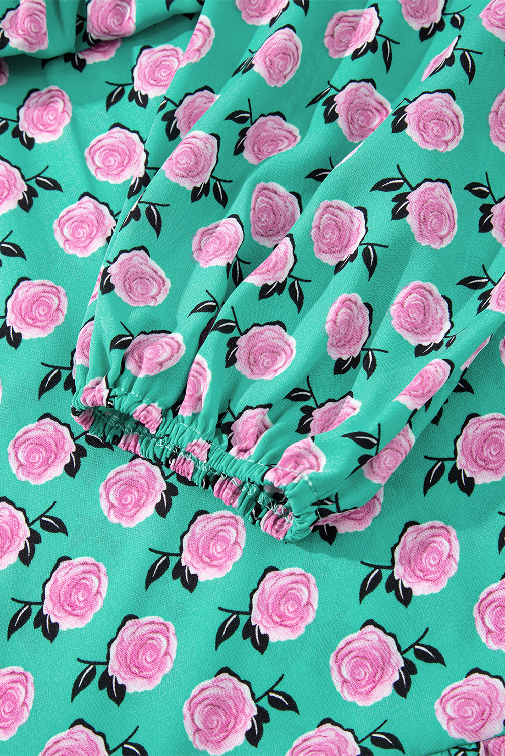 Sky Blue Boho Printed Half Sleeve Maxi Dress