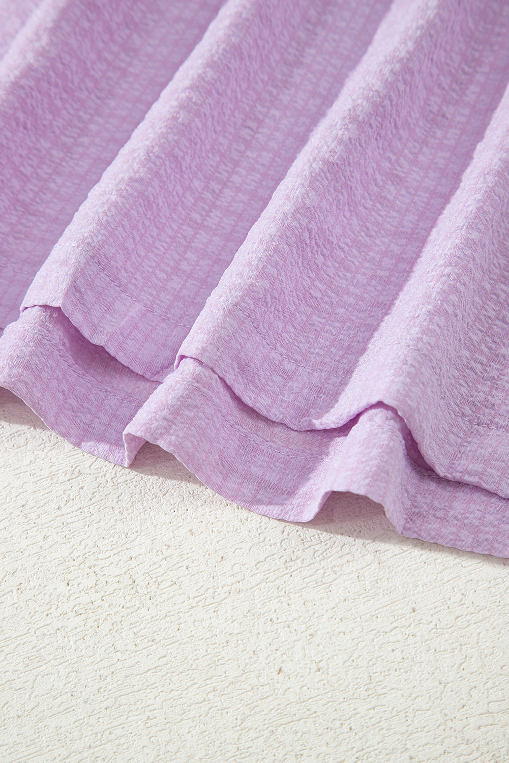 Sky Blue Ruffled Flutter Sleeve Square Neck Textured Tiered Maxi Dress