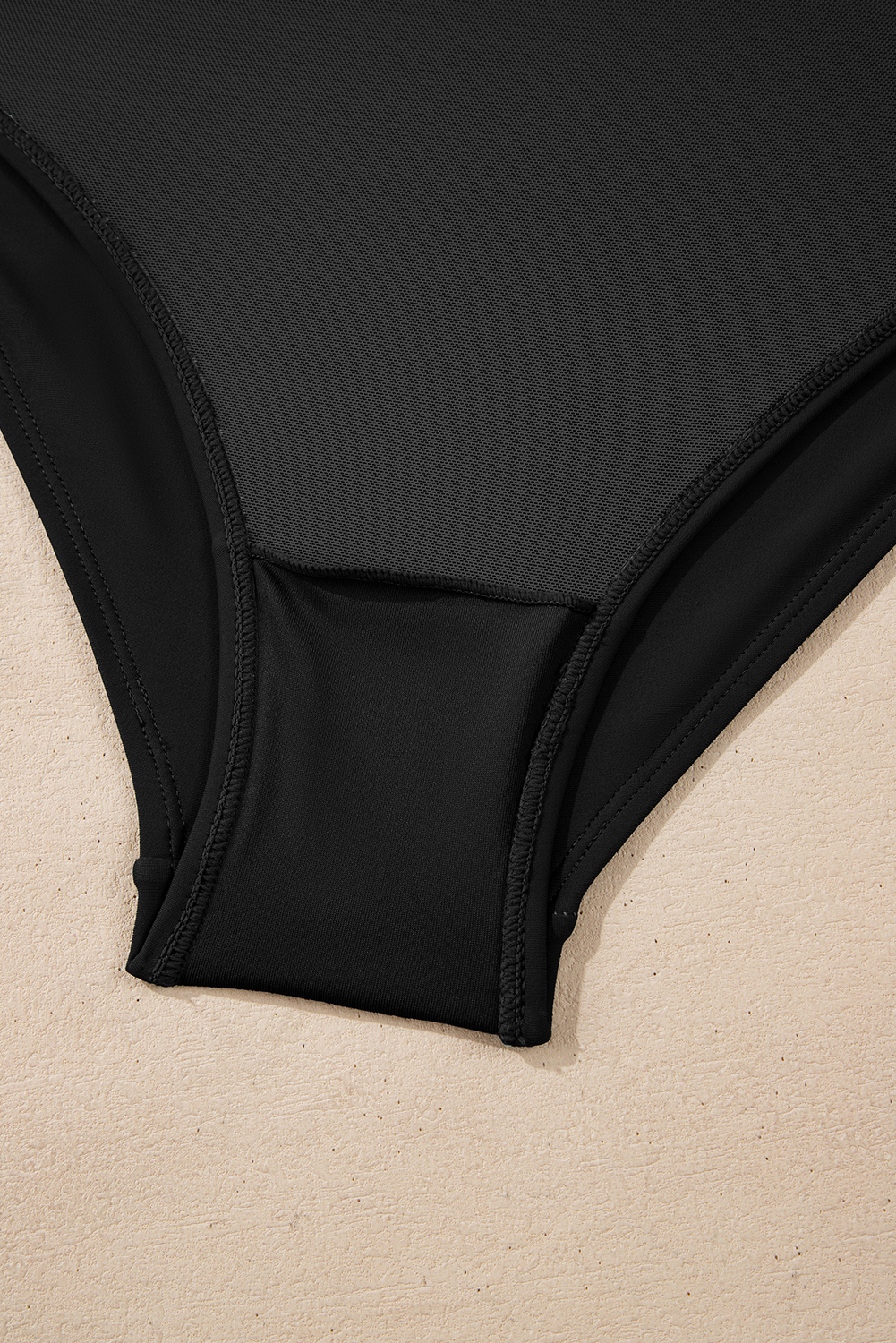 Black Square Neck Ruched Tommy Control One Piece Swimsuit