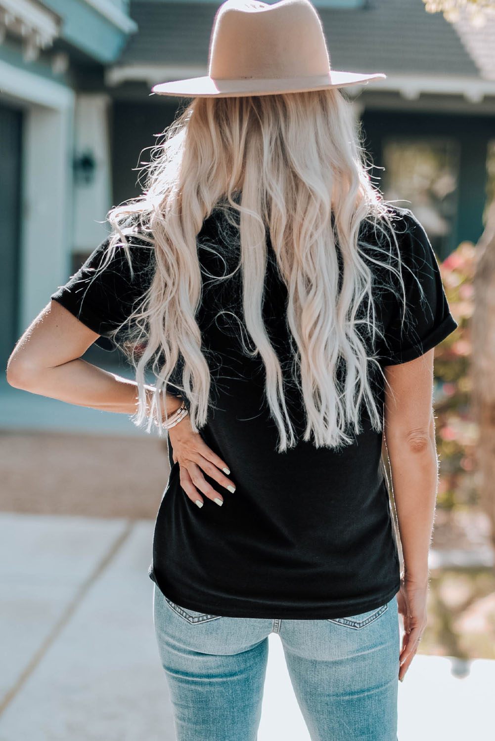 White MAMA Leopard Embroidered Crew Neck Graphic Tee