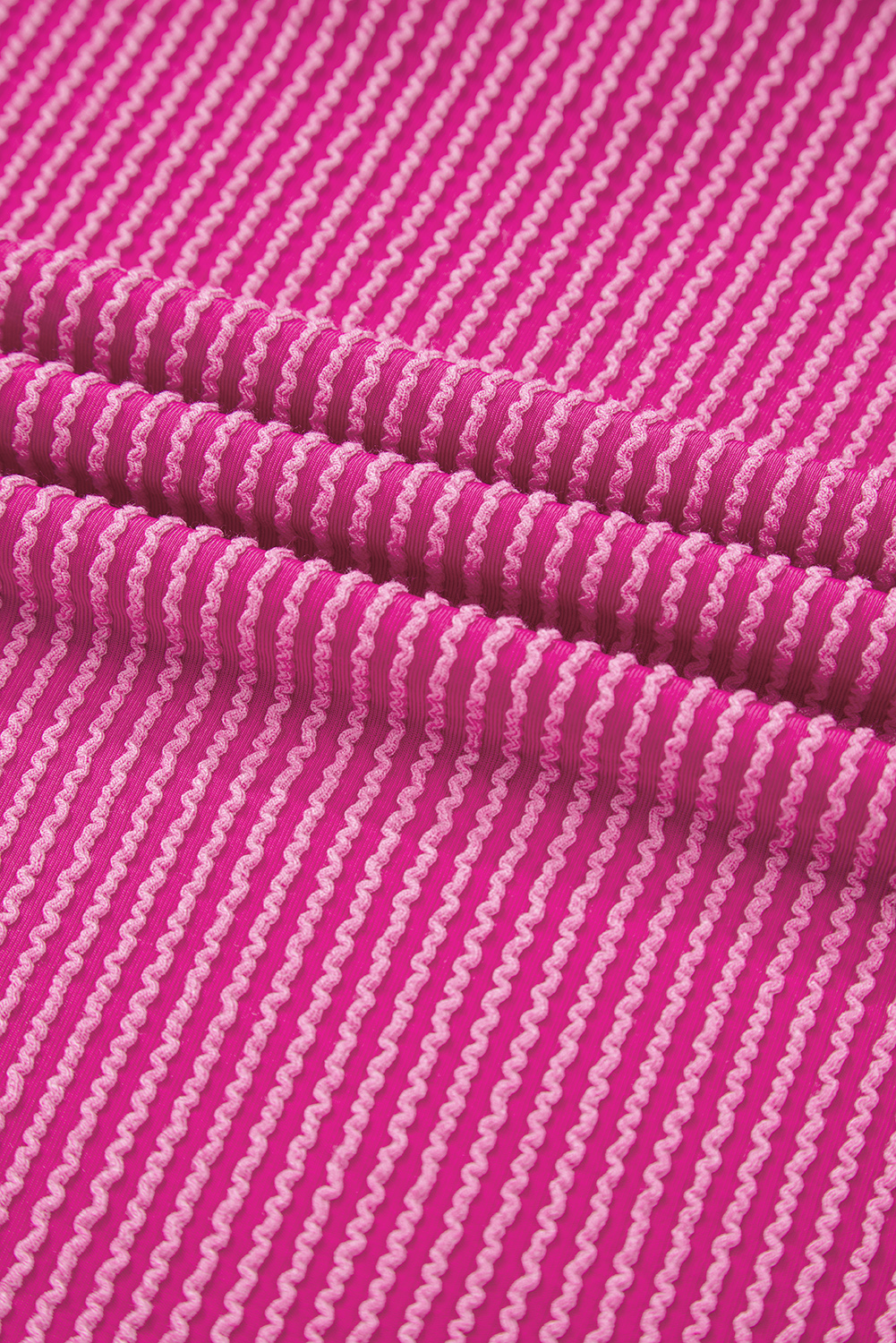 Smoke Gray Twisted Rib Texture Solid Hoodie