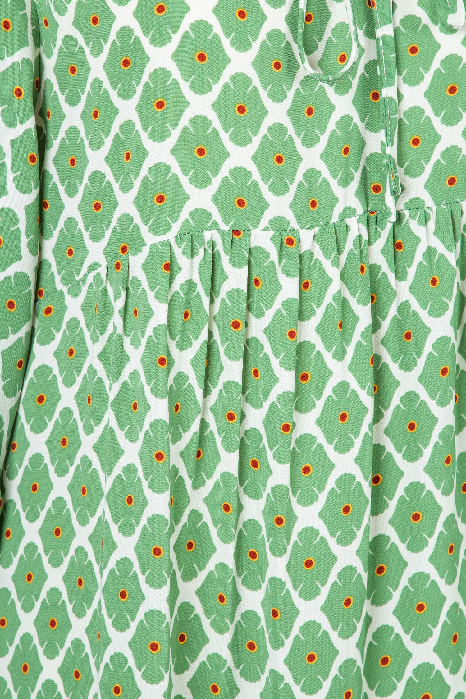 Sky Blue Boho Printed Half Sleeve Maxi Dress