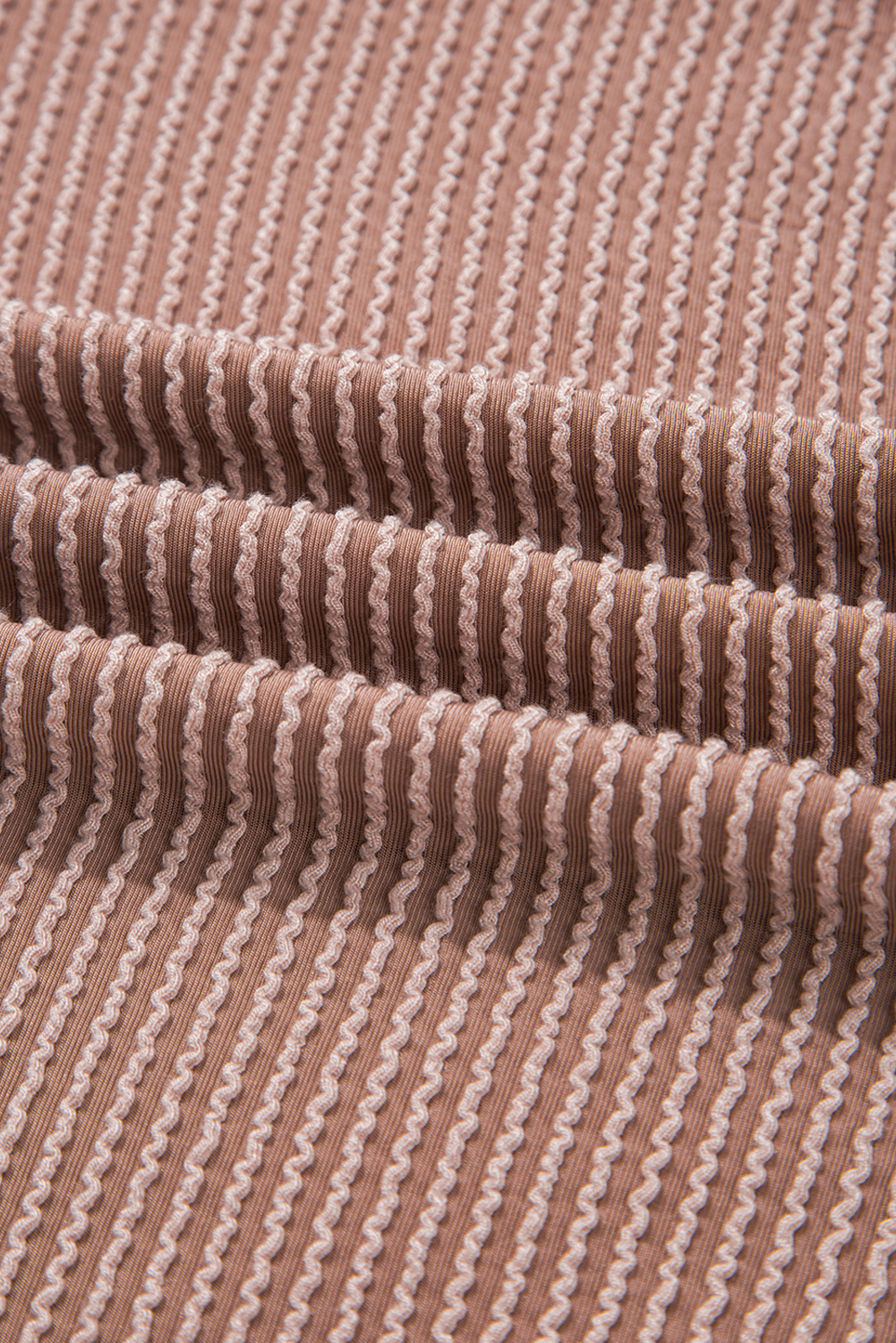 Dark Khaki Leopard Patched Twisted Ribbed Western Casual Shacket