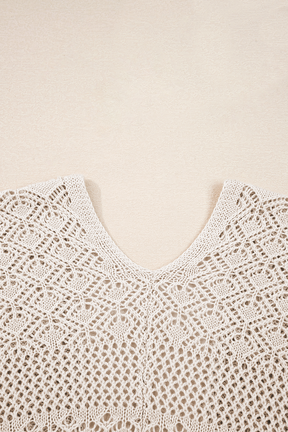 Redwood Burl Mixed Pattern Knitted Open Front Plus Cardigan