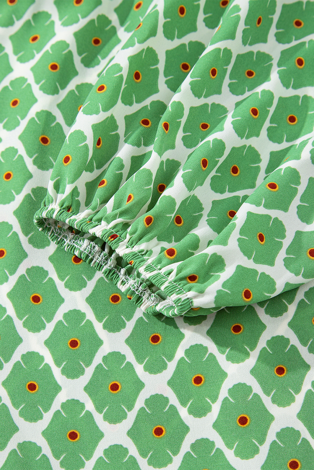 Sky Blue Boho Printed Half Sleeve Maxi Dress