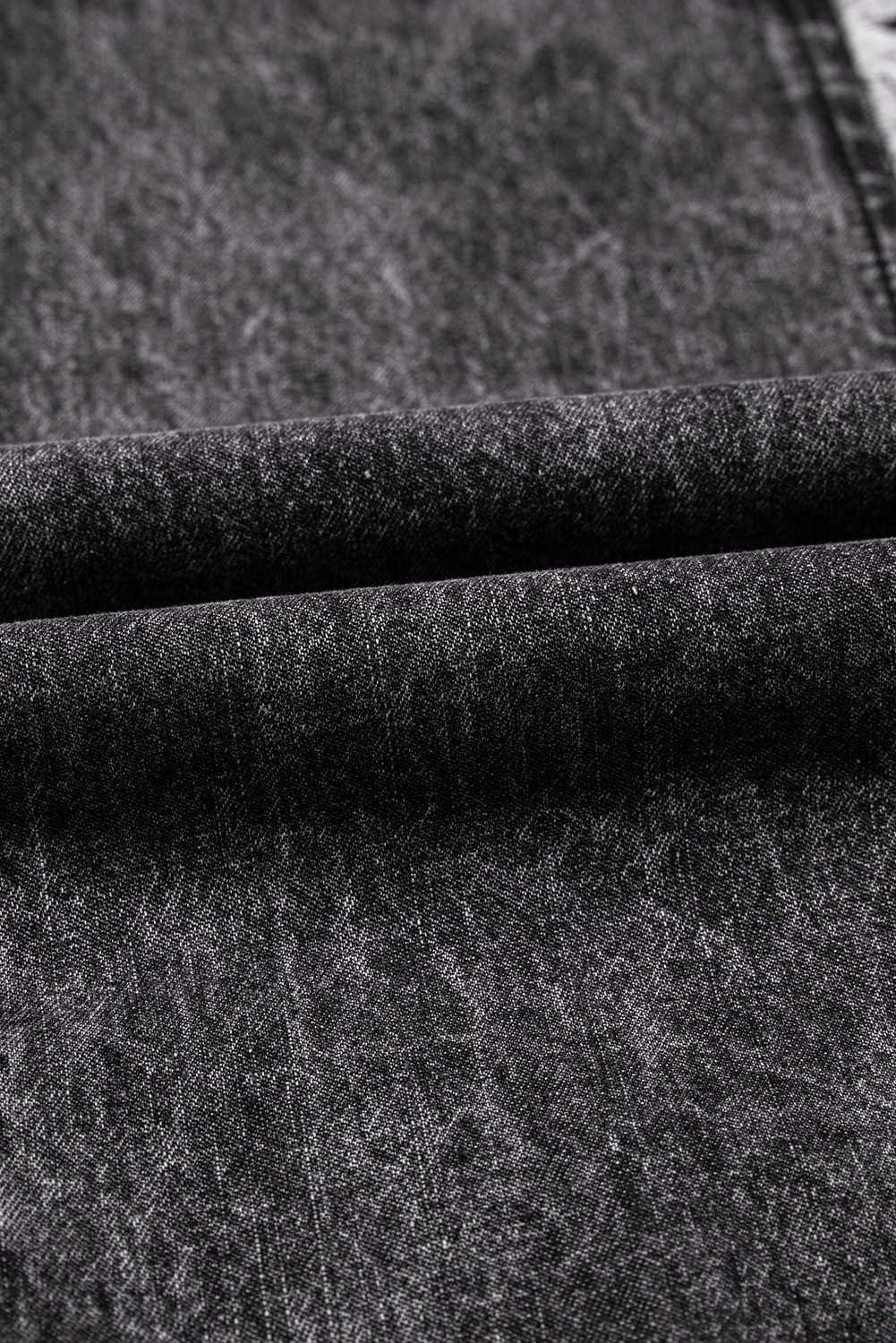 Beau Blue Light Wash Frayed Exposed Seam Wide Leg Denim Overall