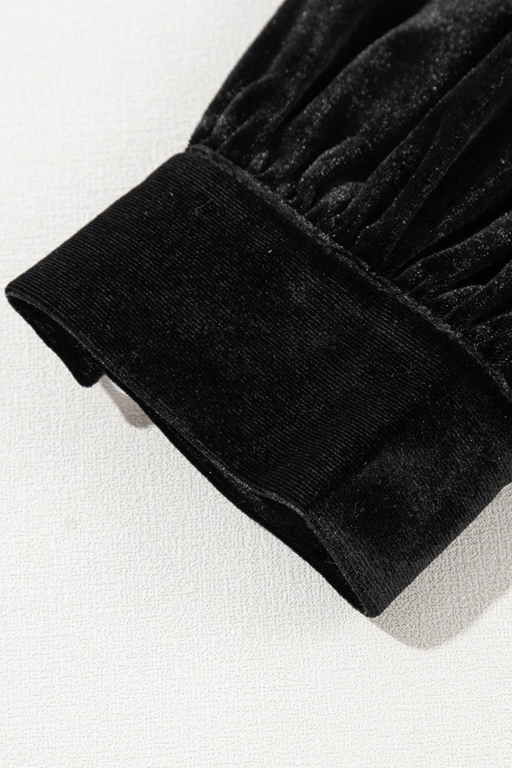 Dearlove Racing Red Velvet Buttoned Puff Sleeve V Neck Split Midi Dress