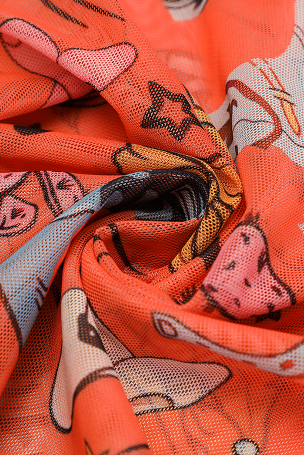 White Rodeo Bound Printed Long Sleeve Bodysuit