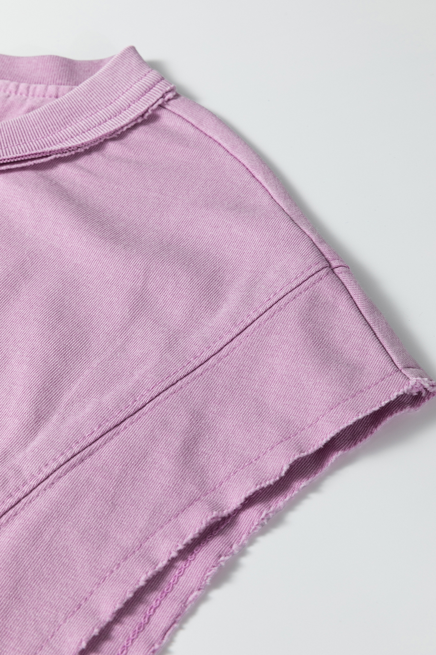 Medium Grey Mineral Wash Boxy Fit Cotton Tank Top